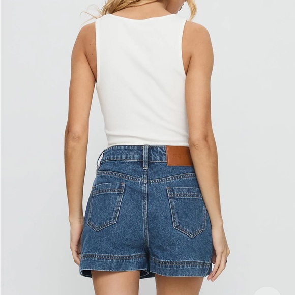 Princess Polly Gazelle Denim Mini Skort - Picture 7 of 8